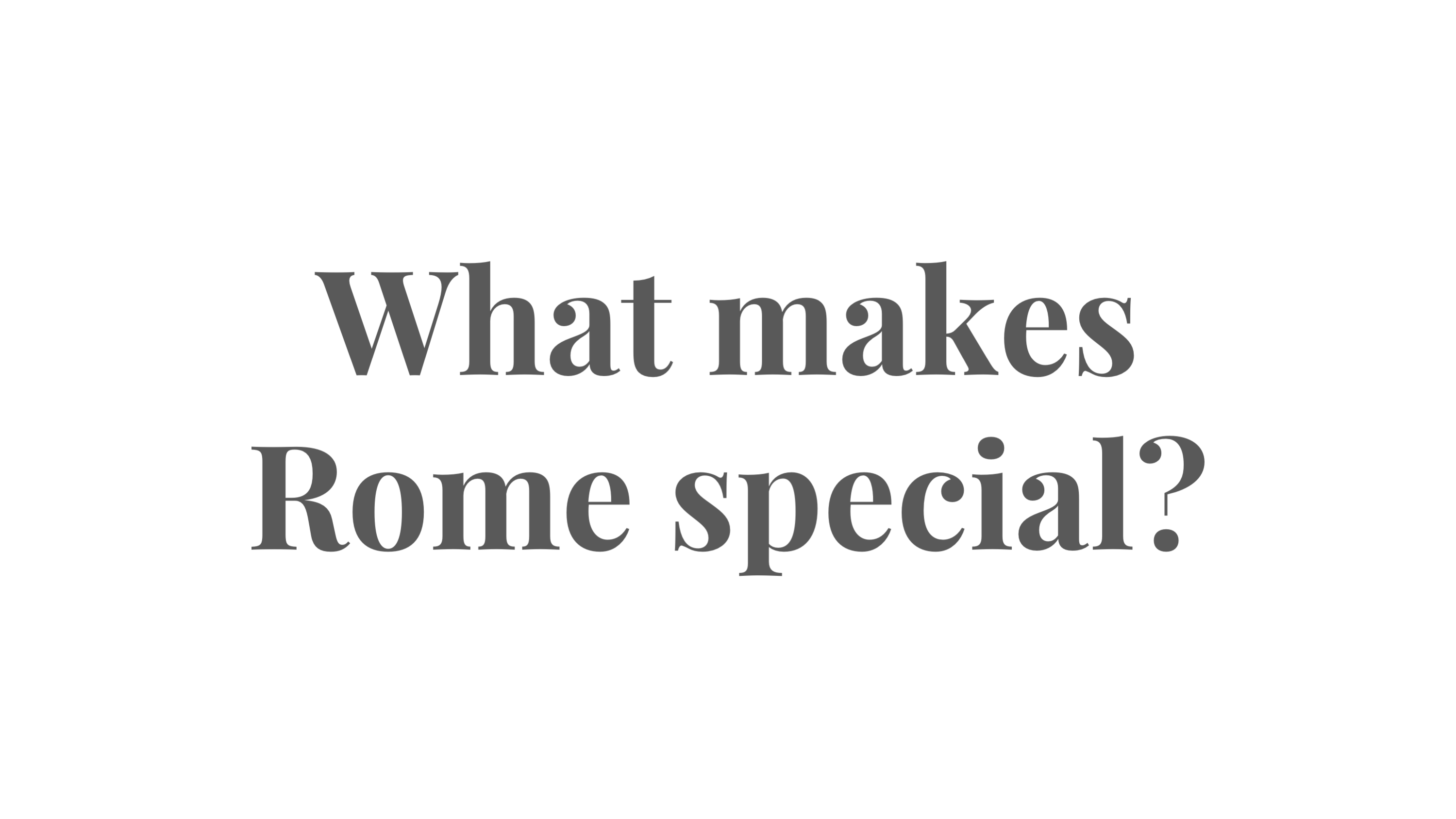 rome special
