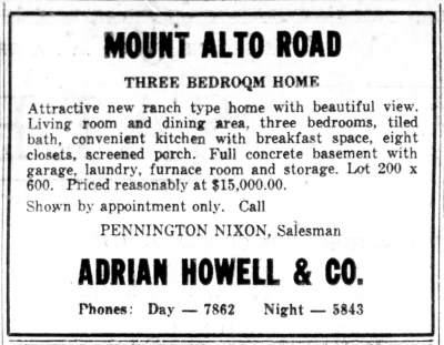 Adrian Howell & Co. - Mount Alto home for sale