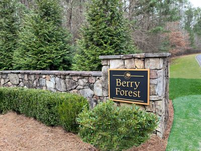 Berry Forest - neighborhood entrance