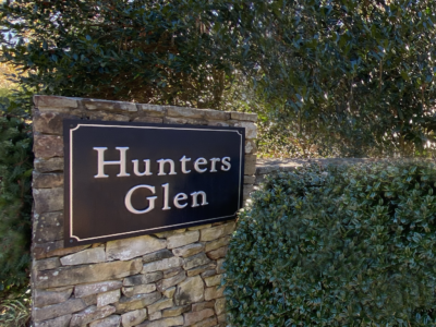 Hunters Glen subdivision - entrance - Rome, GA