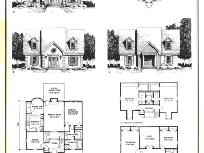 Oaks at Collinwood subdivision - floor plan - Washington (Rome, GA)