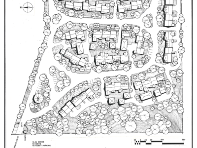 Oaks at Collinwood subdivision - site plan with info (Rome, GA)