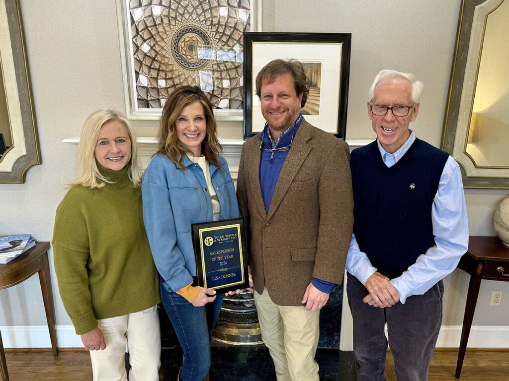 2024 Residential Salesperson of the Year award winner - Toles, Temple & Wright, Inc. Real Estate - Rome, Georgia